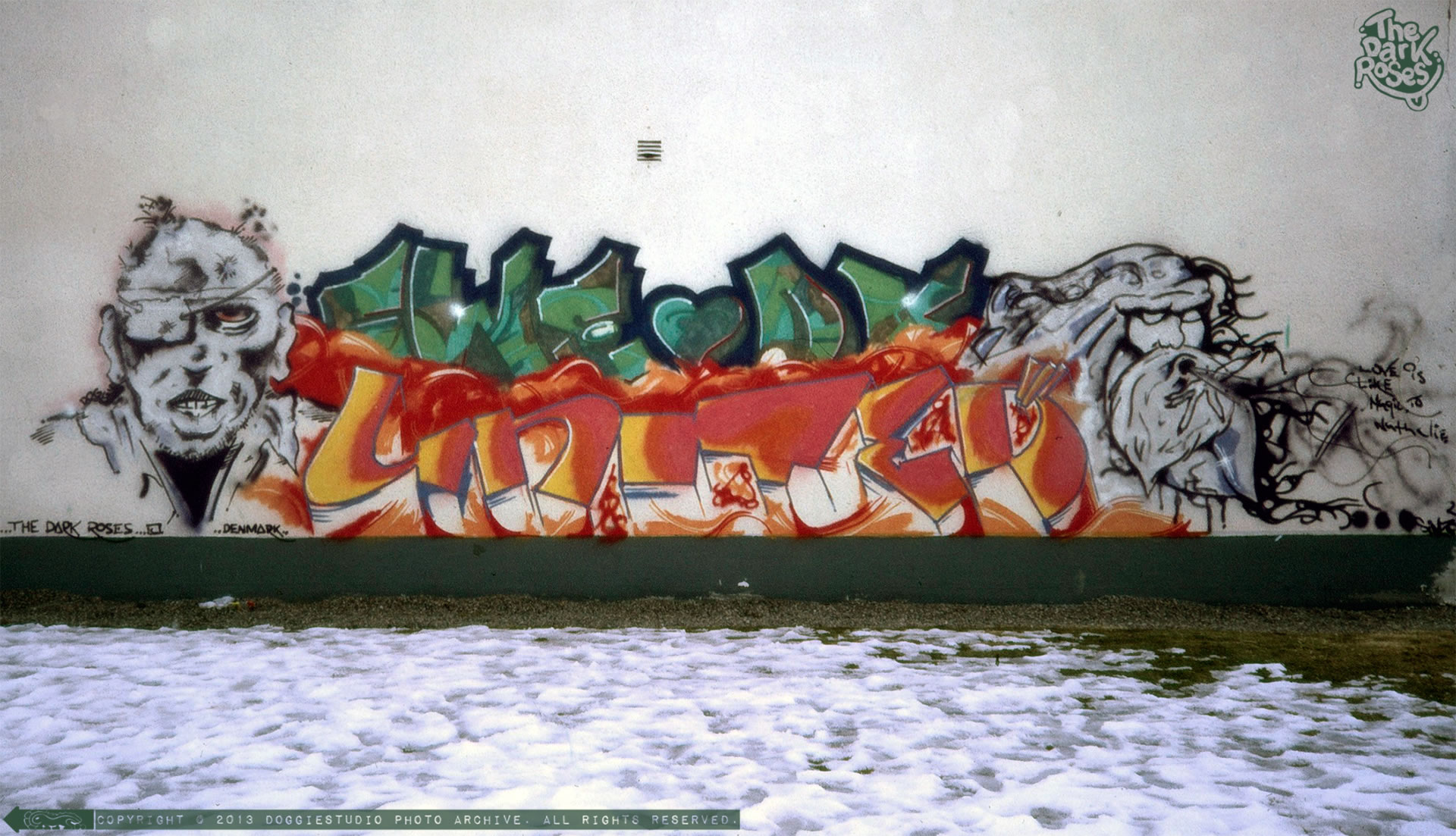 ★ SWE-DK United ★ by DoggieDoe, Dwane and Freeze - The Dark Roses - Göteborg, Sweden 1986